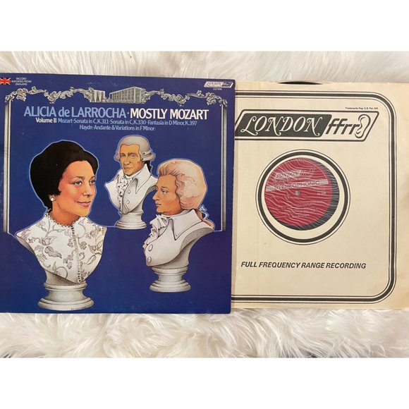 Vintage Classical Vinyl "Mostly Mozart" Alicia de Larocha Mozart Piano Concertos - Picture 5 of 13